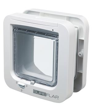 SureFlap 4-cestná dvířka na mikročip 21 x 21 cm - bílé