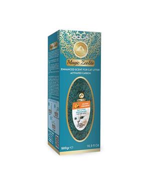 AQUA Magic Zeolite ORANGE & CINNAMON  - granulovaný deodorant pro kočičí WC