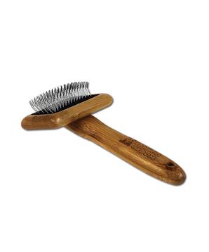 Bamboo Groom Velký kartáč s nerezovými hroty, Finišák