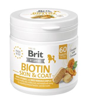 Brit Dog Vitamins Biotin Skin&Coat 120g (60tbl)