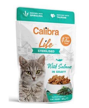 Calibra Cat Life kaps. Sterilised Salmon in gravy