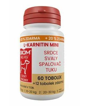 Giom pes L-karnitin Aktiv 60 MINI tbl+20% zdarma