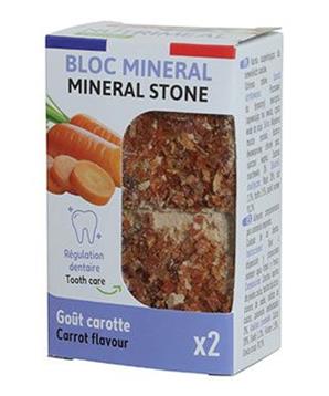 Minerální kámen NUTRIMEAL hlodavci mrkev 2x100g Zolux