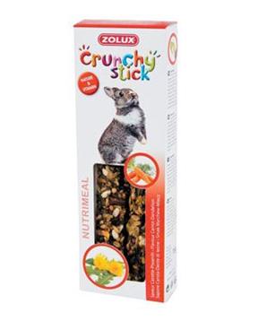 Pochoutka CRUNCHY STICK mrkev/pamp pro králíky Zolux