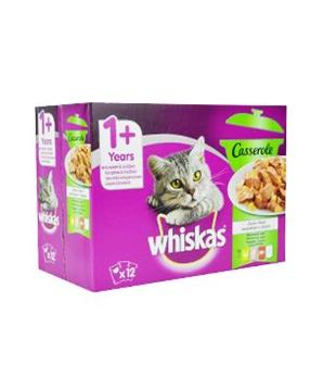 Whiskas kapsa Casserole mix v želé výběr 12x85g