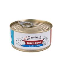 All Animals kočkopes Steak z kachny 100g