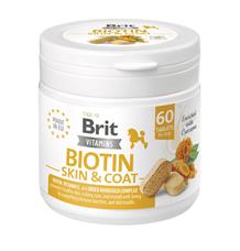 Brit Dog Vitamins Biotin Skin&Coat 120g (60tbl)