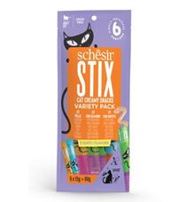 Schesir Cat pochoutka Stix Liquid Snack Variety 6x15g